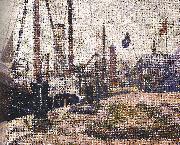 Georges Seurat The Maria at Honfleur Sweden oil painting artist